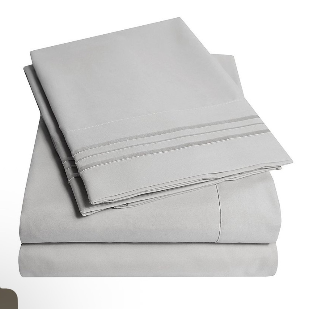 NWOT Sweet Home Collection Gray Sheet Set